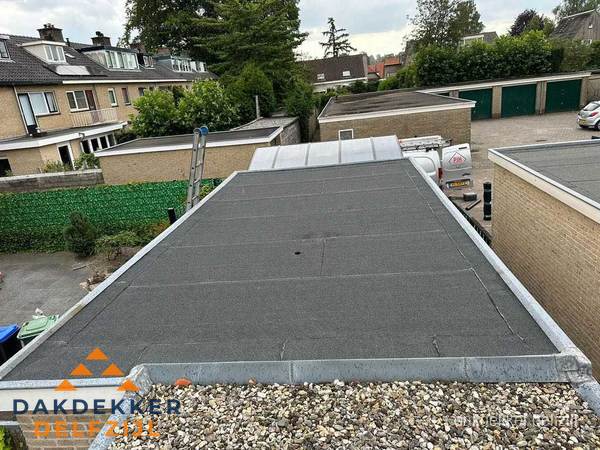 Dakinspectie plat dak na renovatie in Delfzijl Dakinspectie plat dak na renovatie in Delfzijl